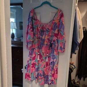 Alanna Lilly Pulitzer Dress In Tipping Poiny
